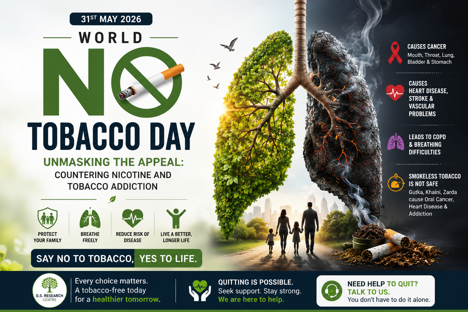 World No Tobacco Day 2026
