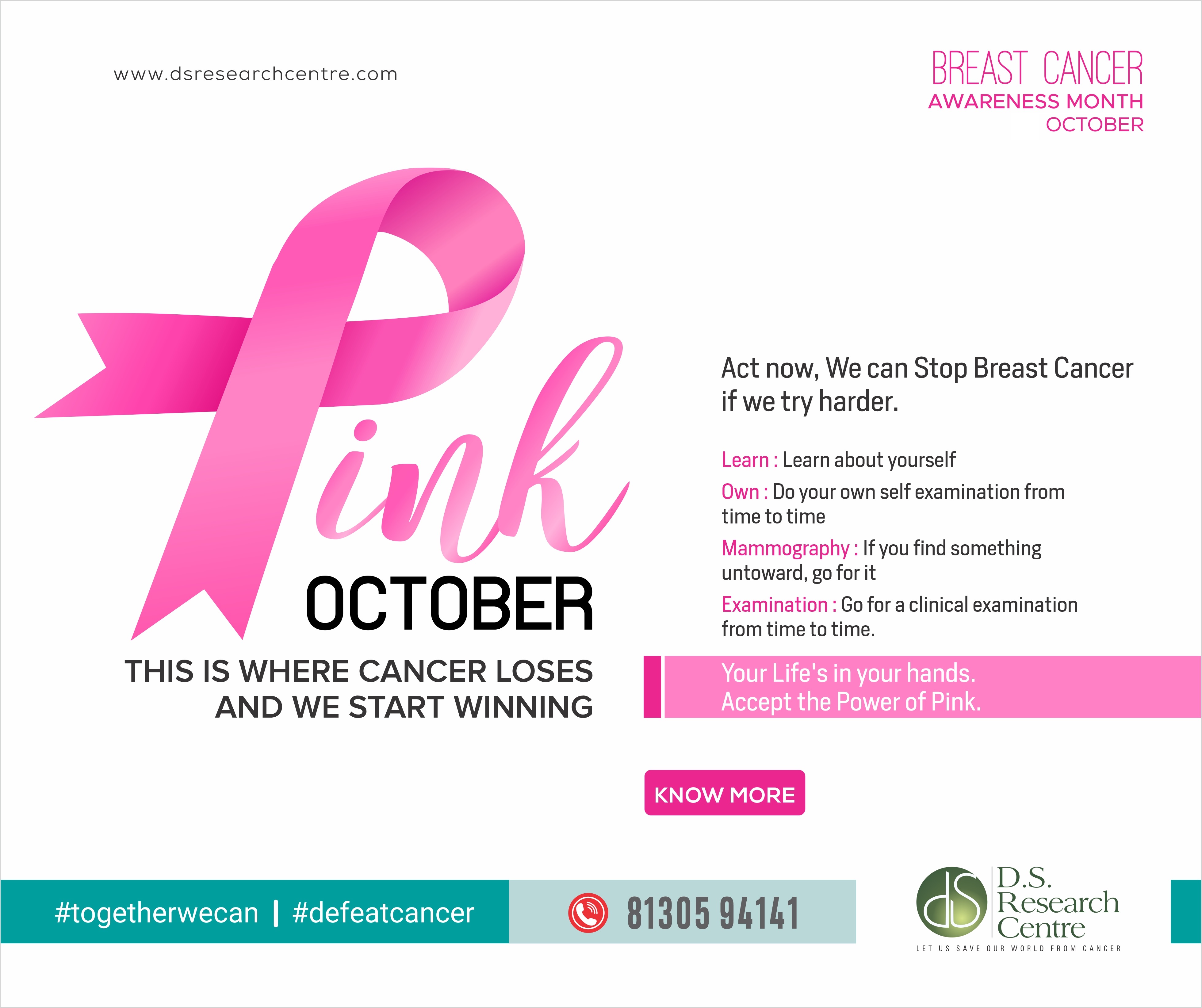 October the Breast Cancer Awareness Month
