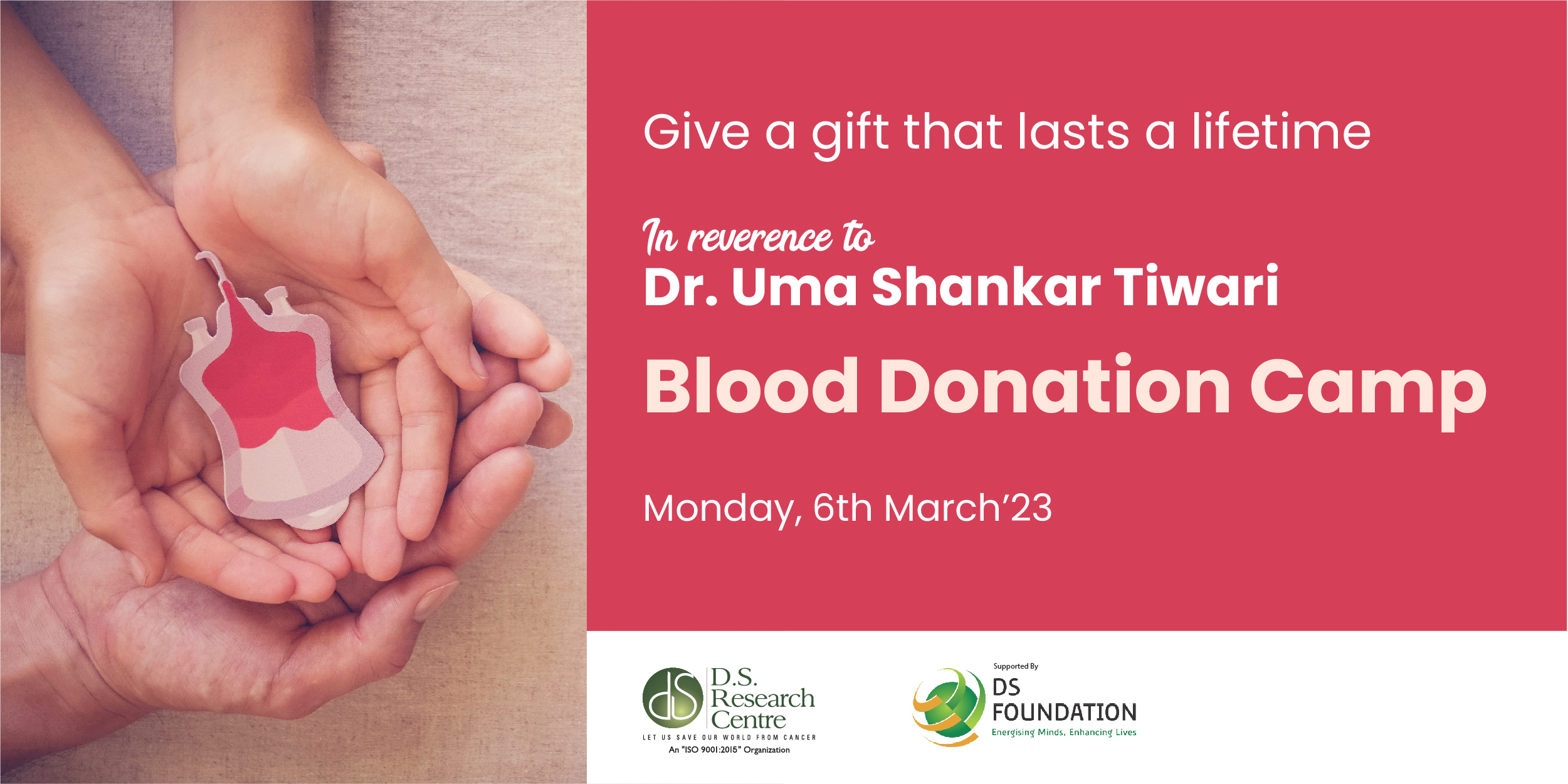 BLOOD DONATION CAMP IN REVENRENCE TO DR UMA SHANKAR TIWARI