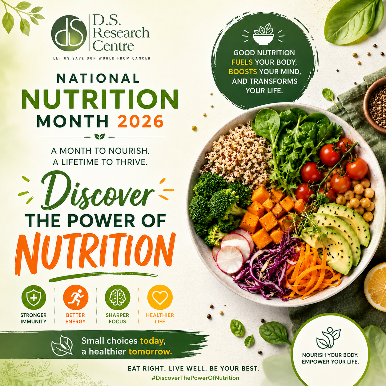 DISCOVER THE POWER OF NUTRITION